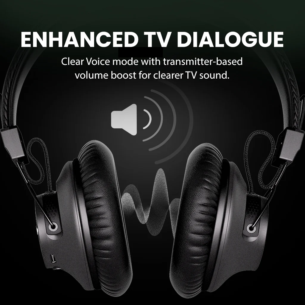 HT5009 Plus | Wireless Headpones for TV - Image 4