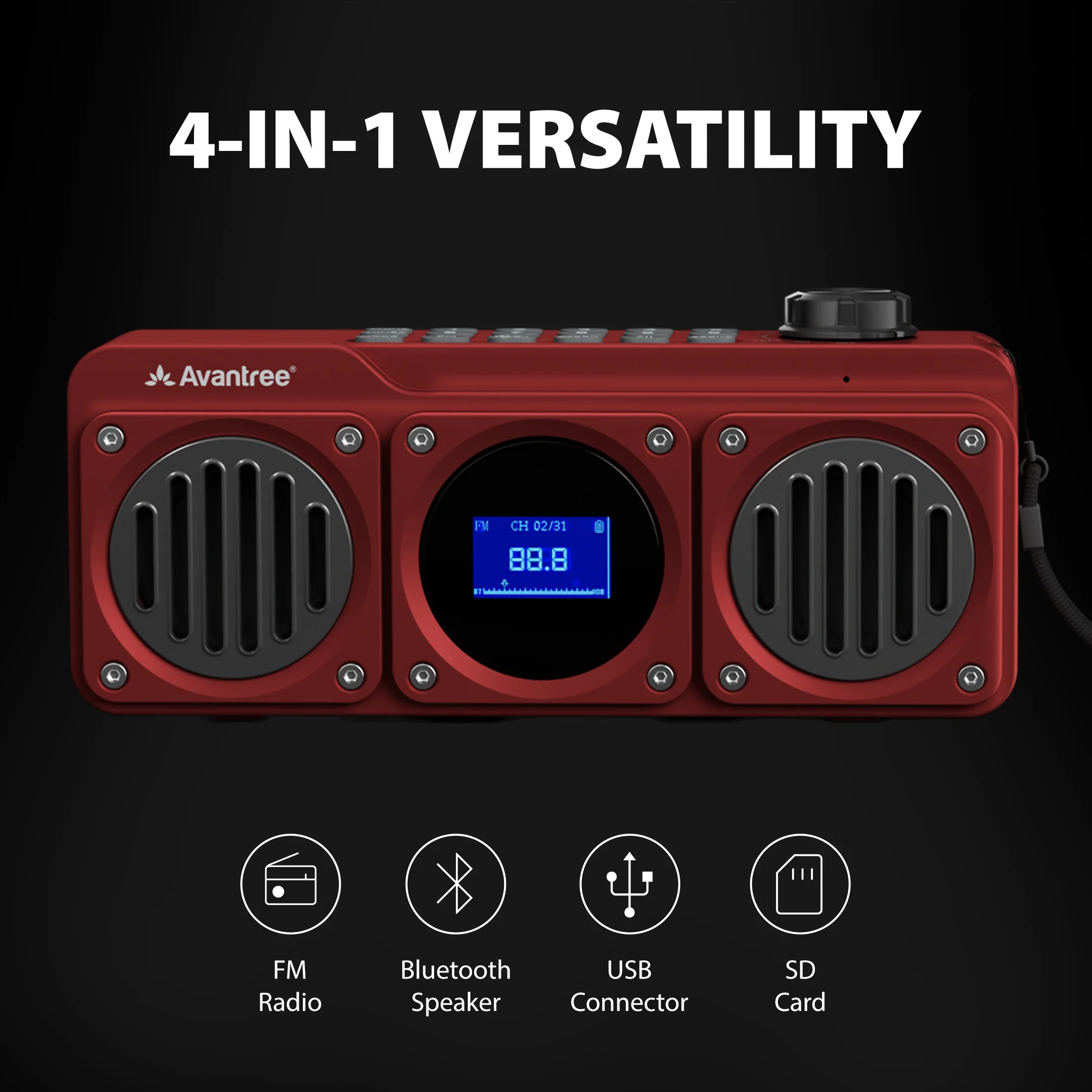 Boombyte | BT5.1 Portable Radio Speaker - Image 11