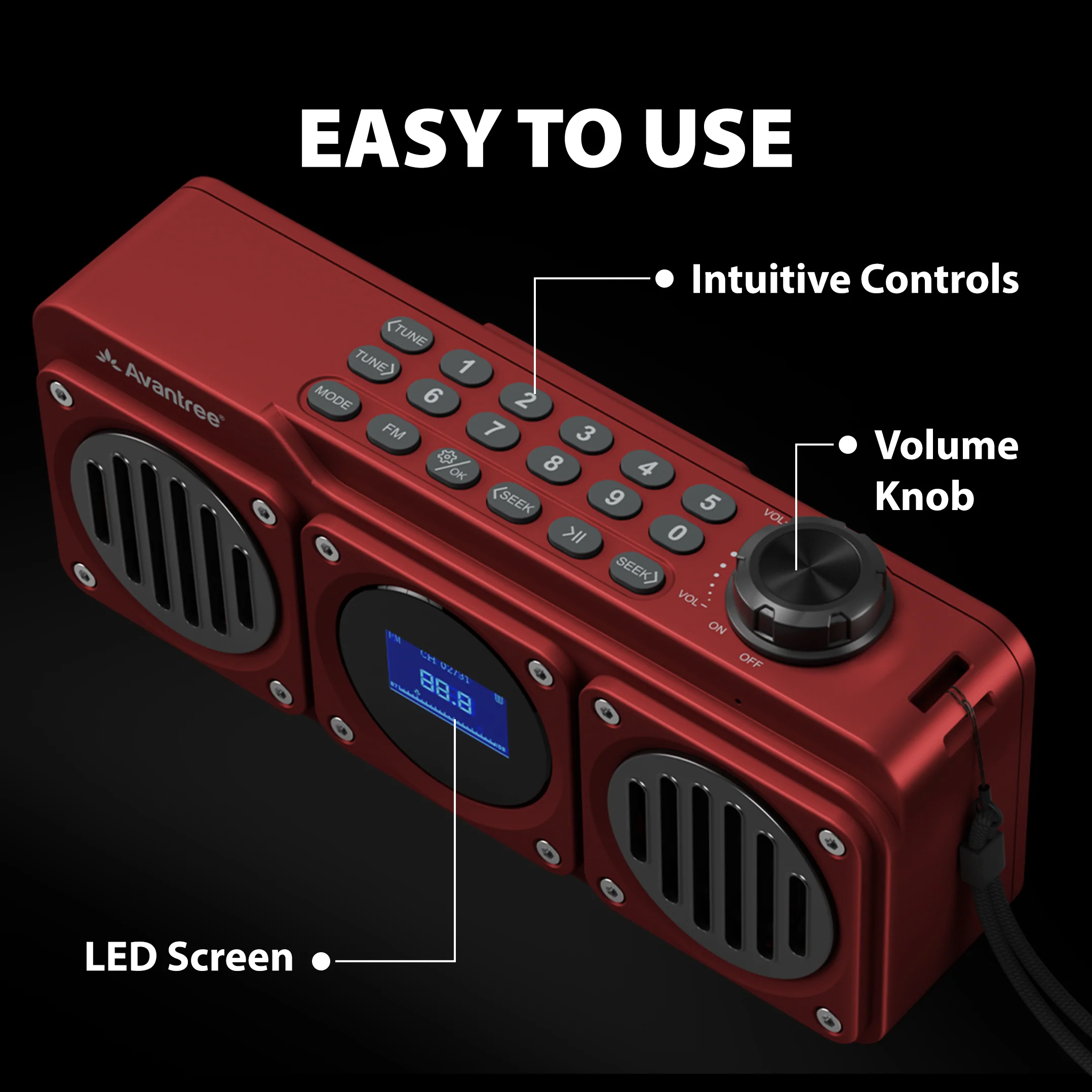Boombyte | BT5.1 Portable Radio Speaker - Image 14