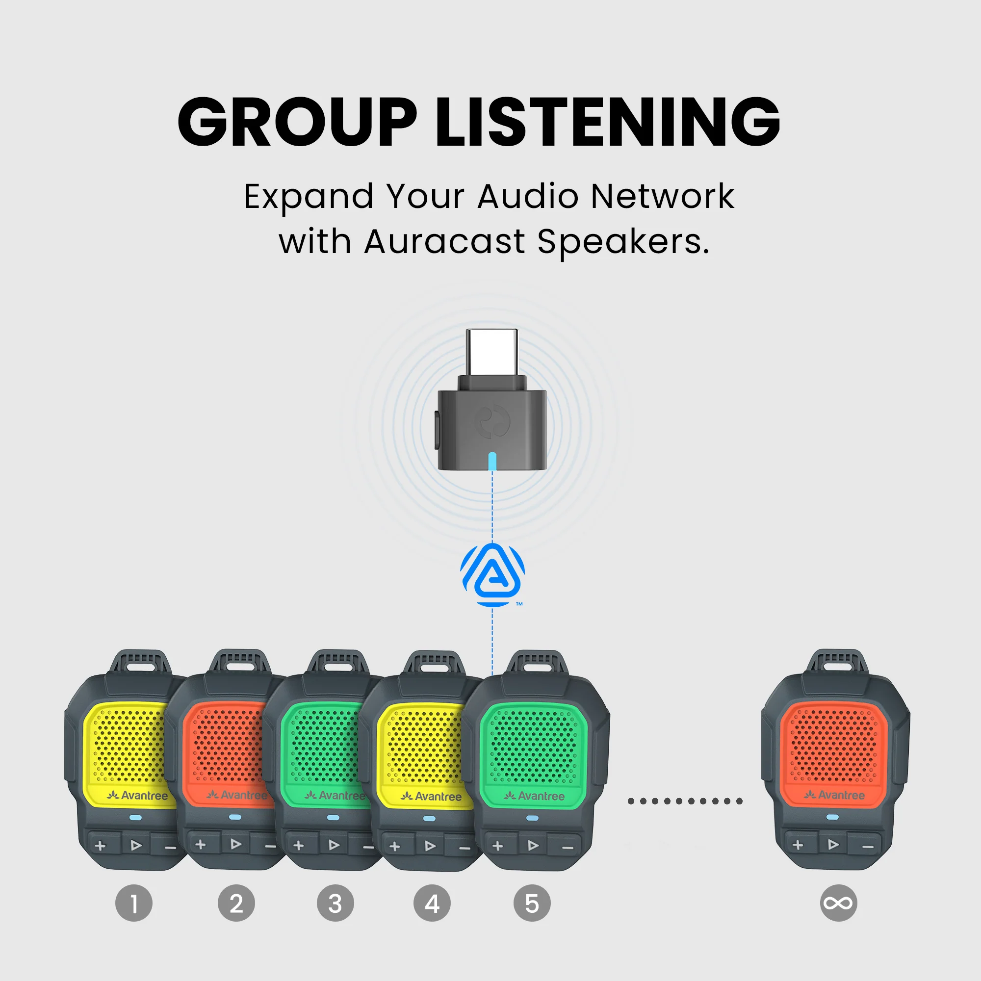 ShareCast Solo | Clip-On Auracast Wearable Speaker - Image 12