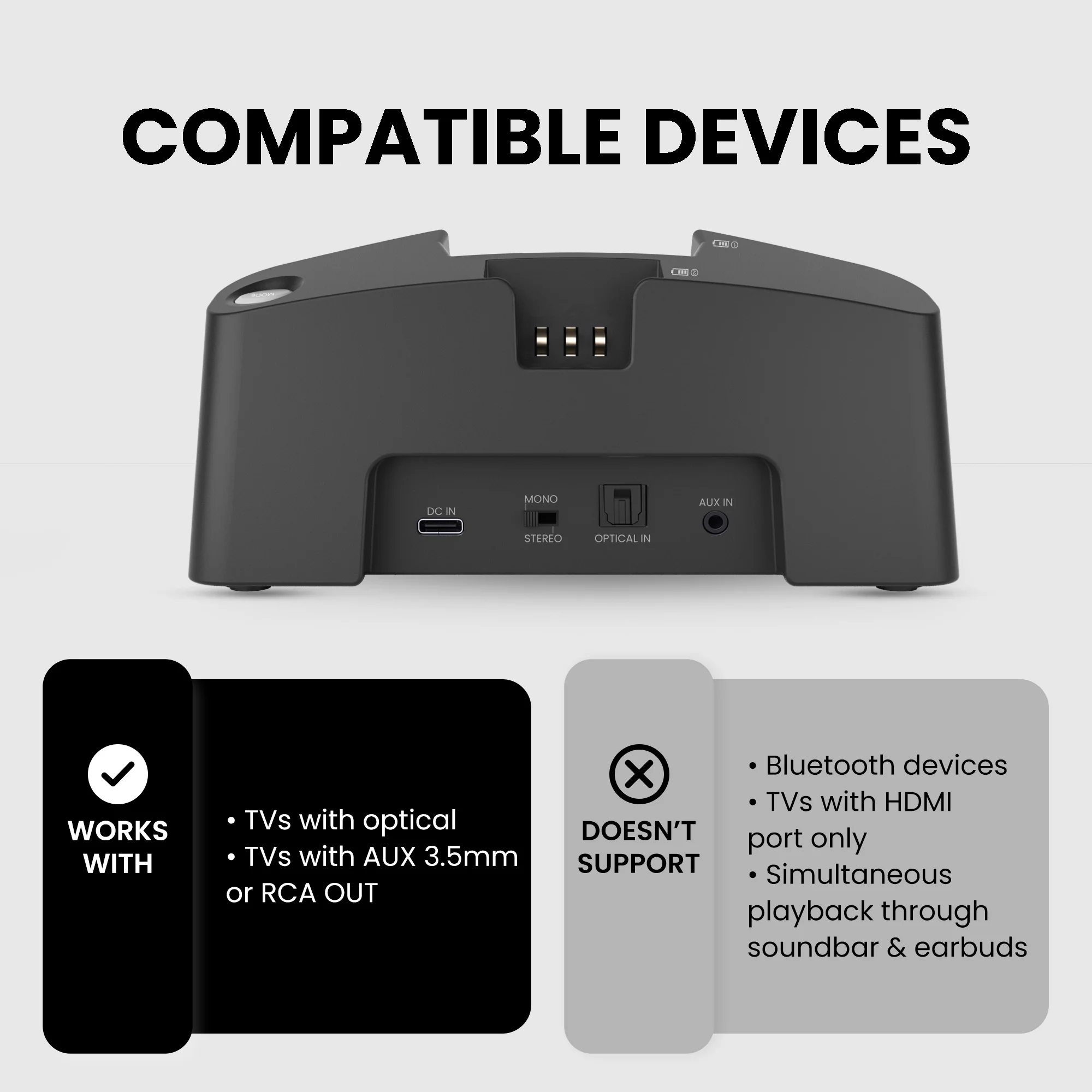 HT3831 | Wireless TV Headphones for Seniors - Image 4