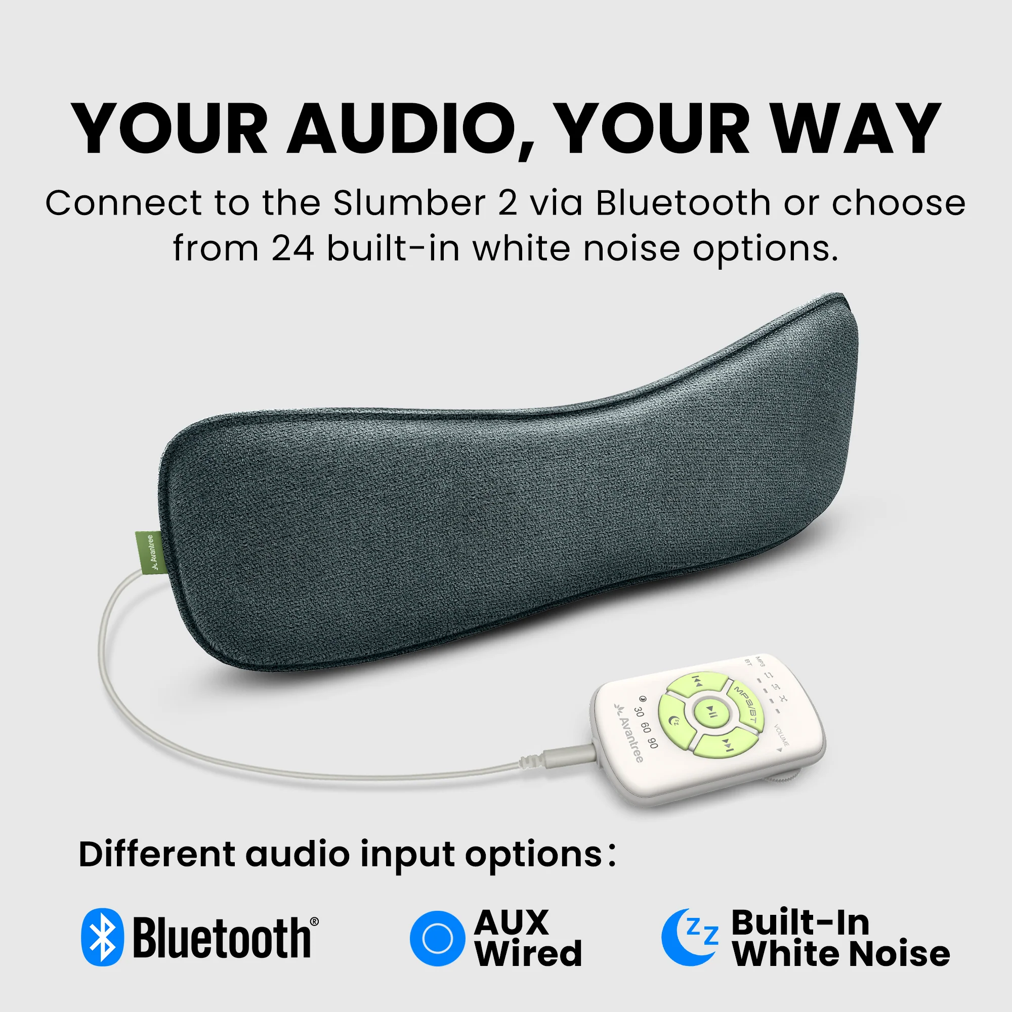 Slumber 2 | Bluetooth Pillow Speaker for Sleep - Image 3